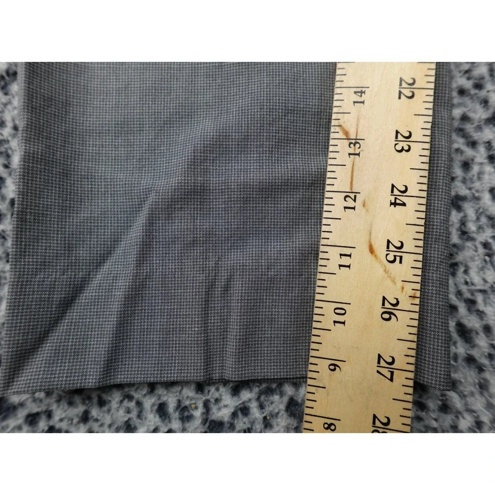 Banana Republic Dress Pants Mens 34x30 Grey Excellent Tollegno Italian Wool Slim